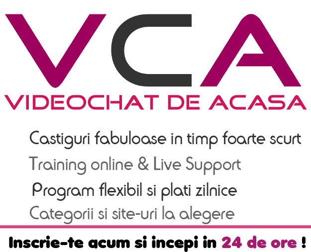 Lucreaza de acasa in videochat